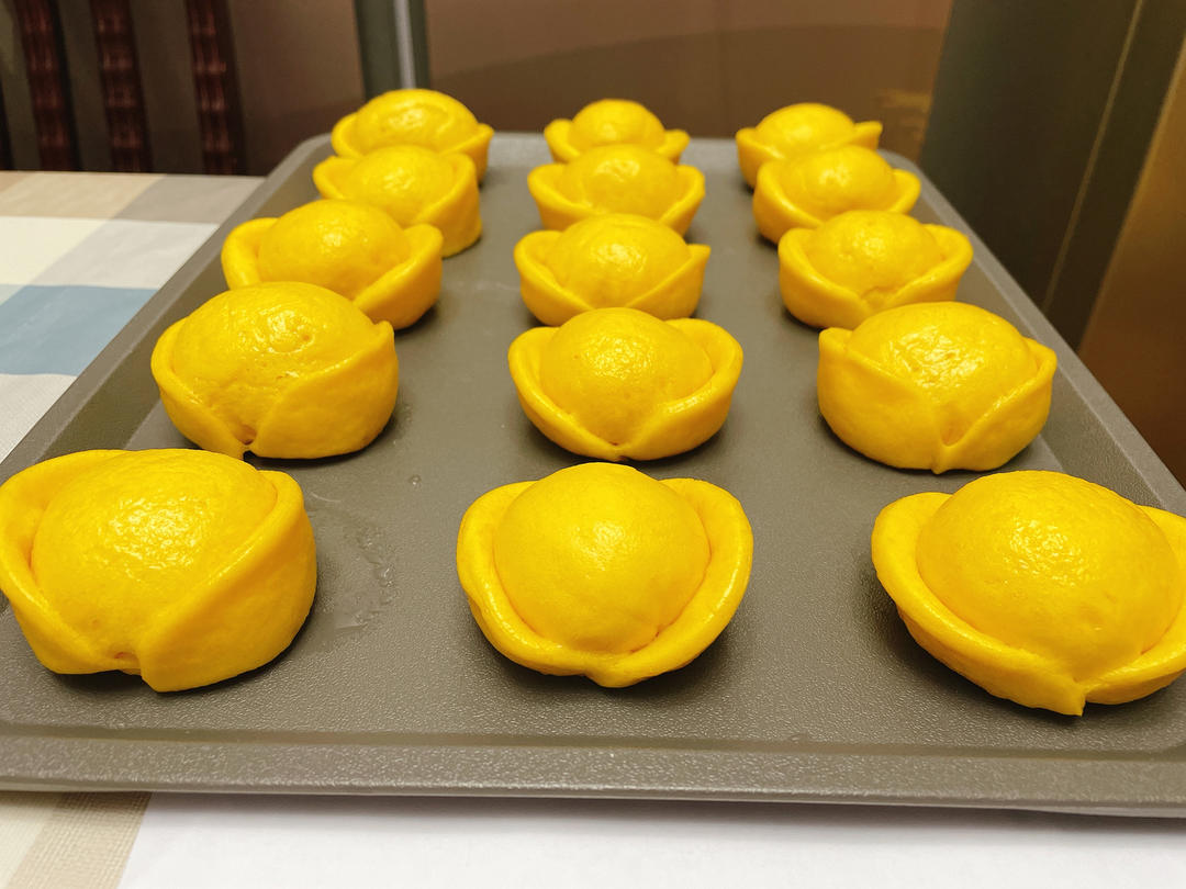 不一样的南瓜金元宝馒头
