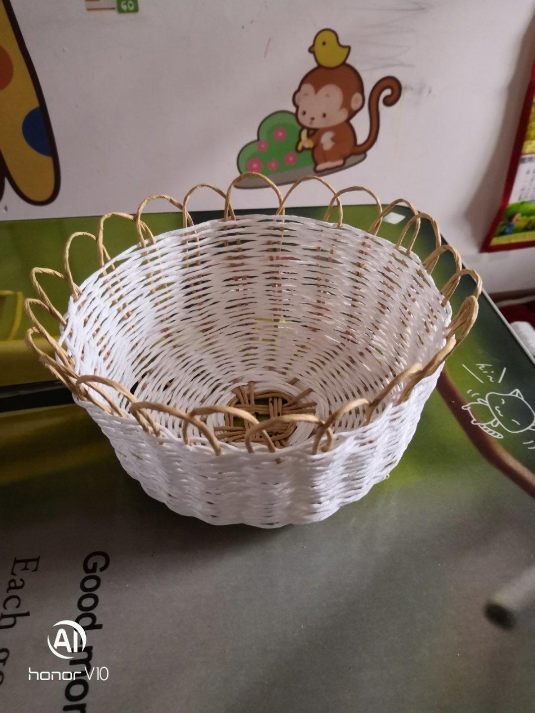 教你编个点心篮-入门级，超简单