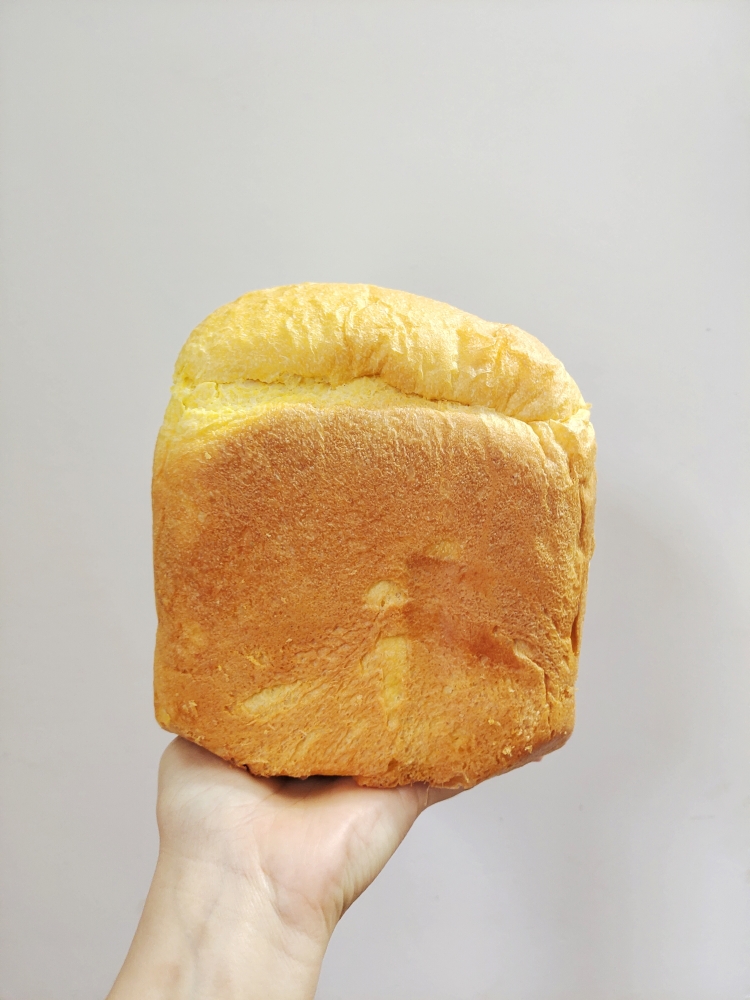 秋日好食:面包机版手撕南瓜吐司