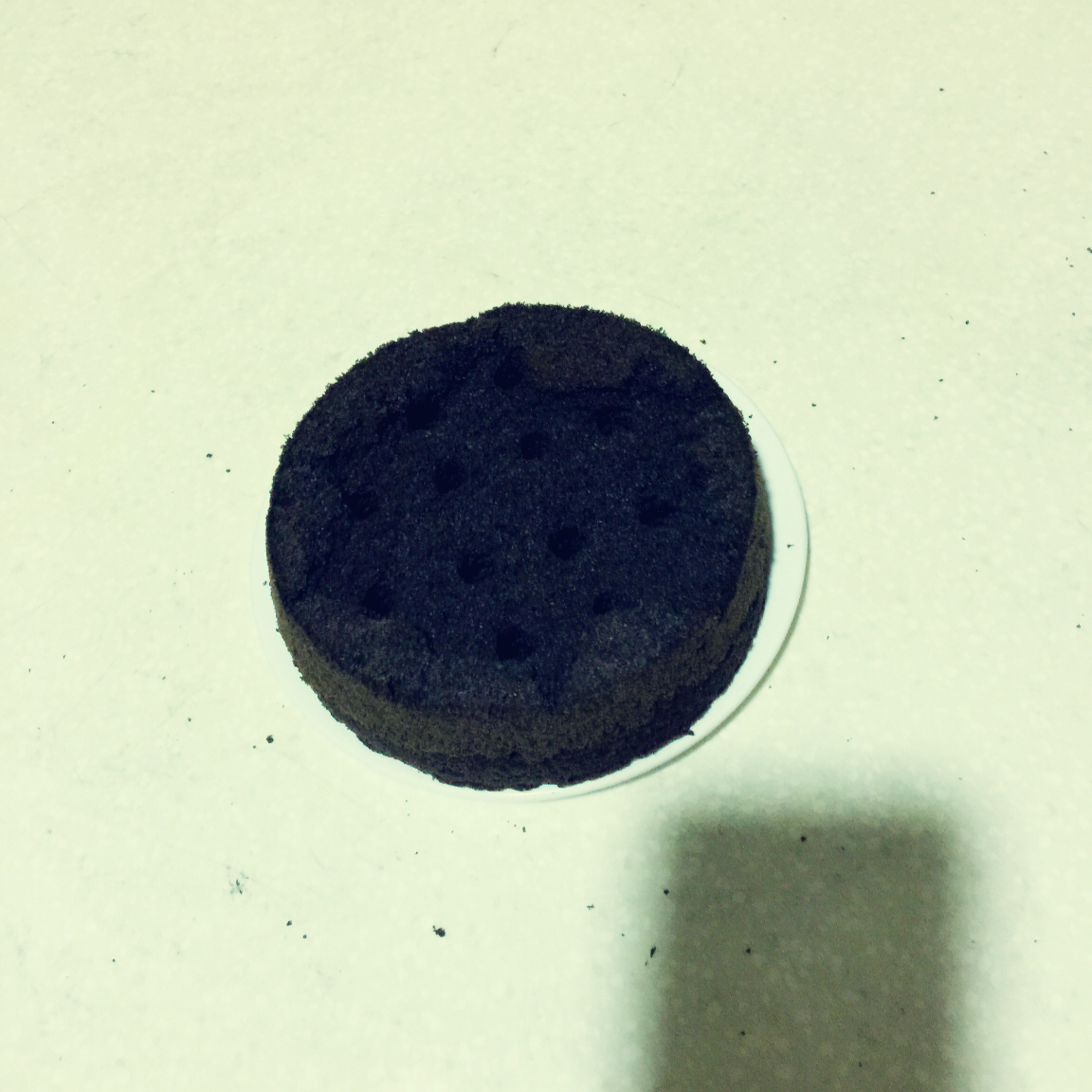 爆红网络的煤球蛋糕~戚风版