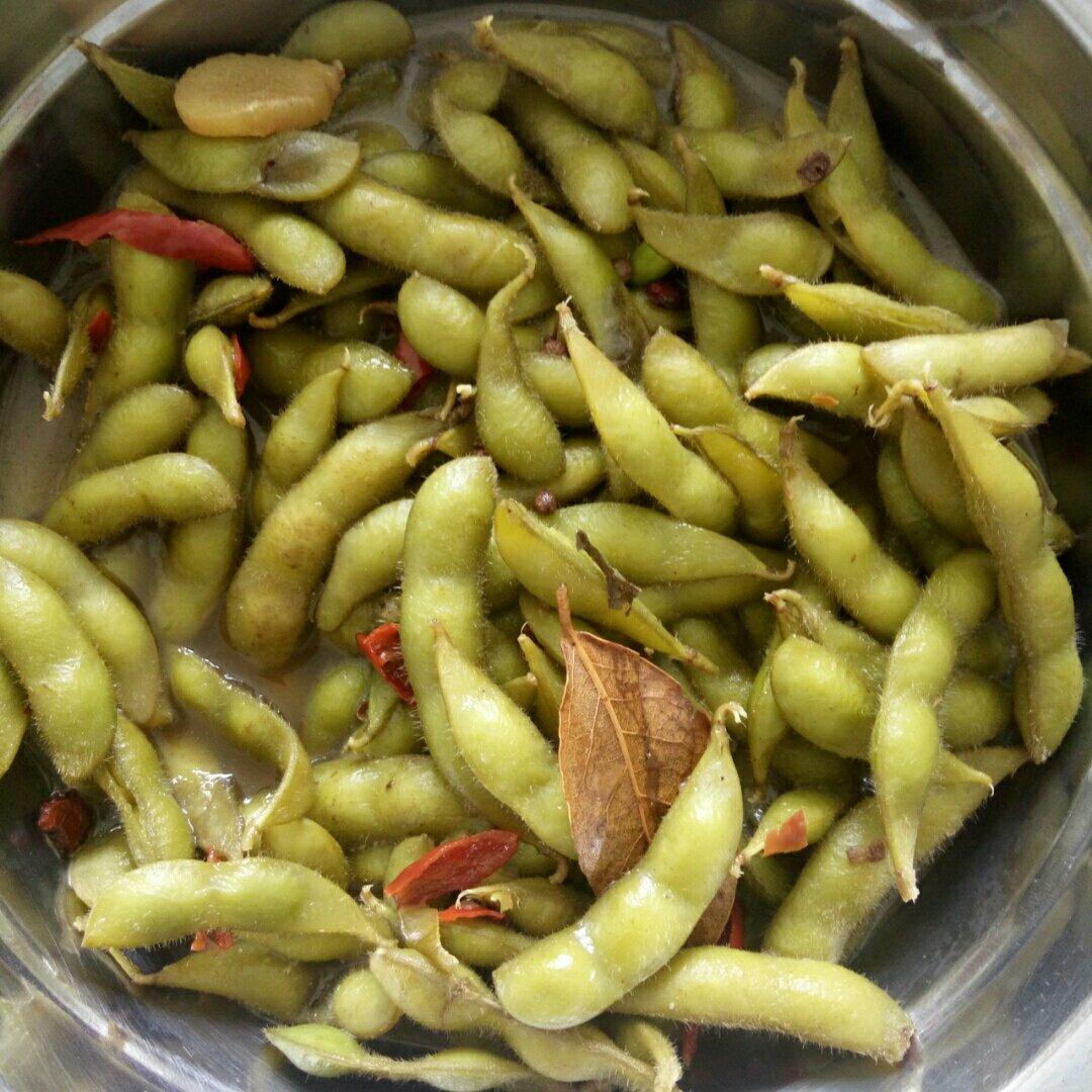 香辣煮毛豆.五香毛豆