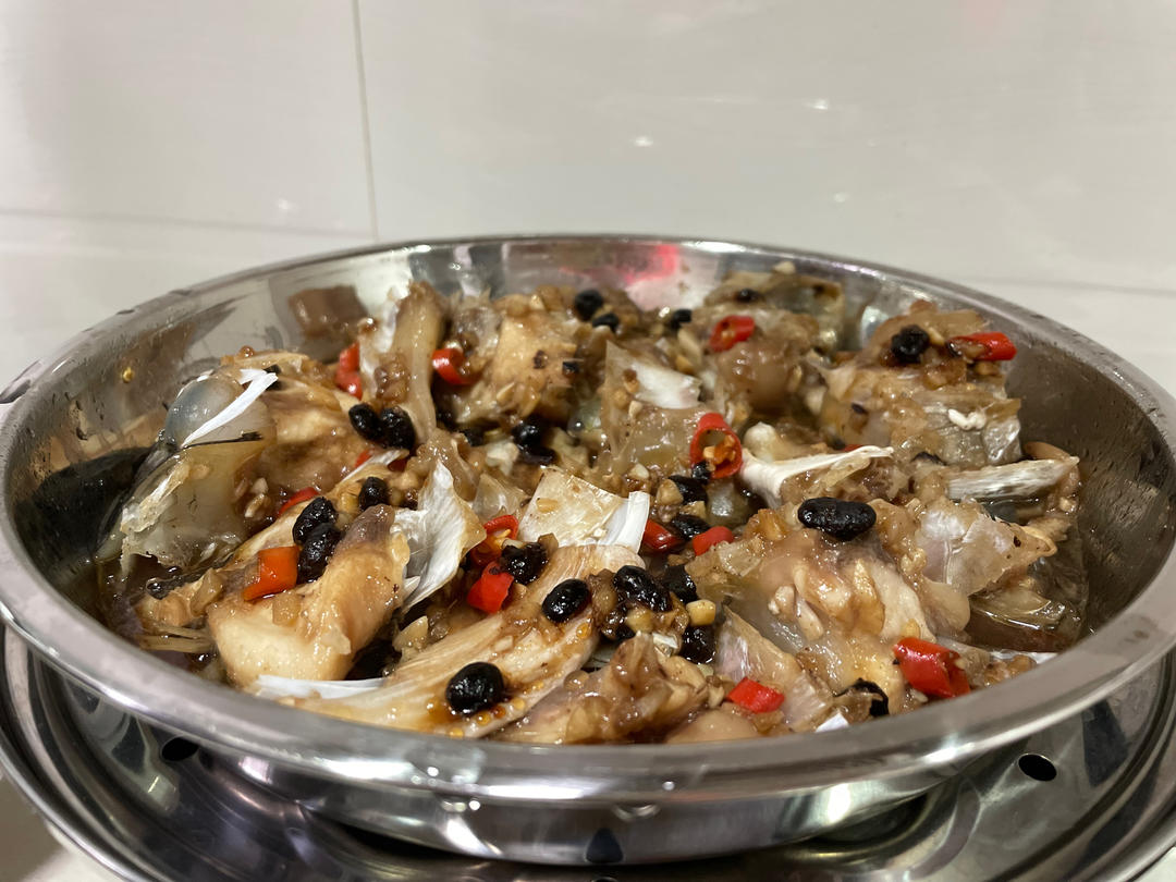 广式豉汁蒸鱼头