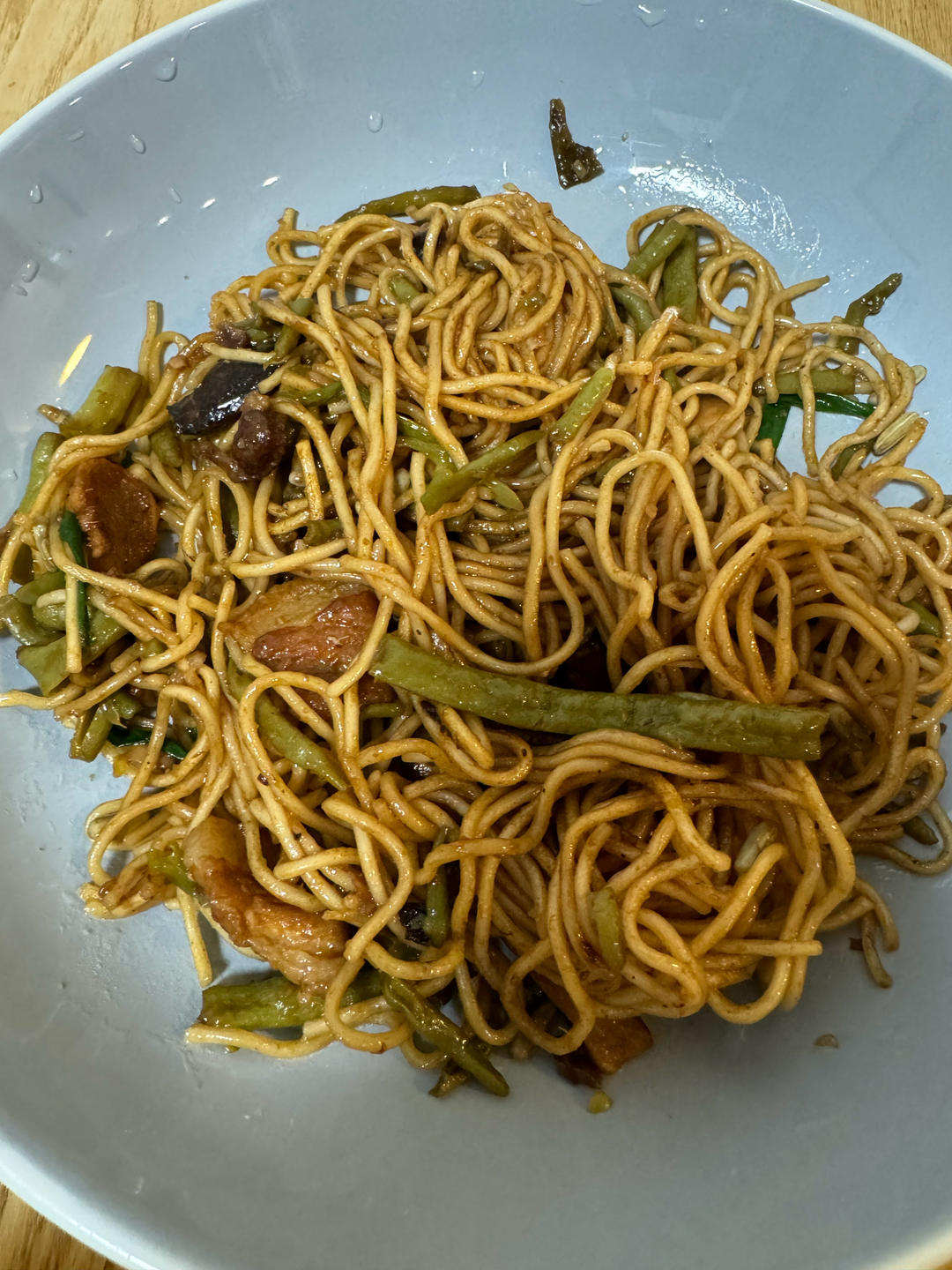 地道老北京扁豆焖面 豆角焖面 太好吃小心吃撑哦