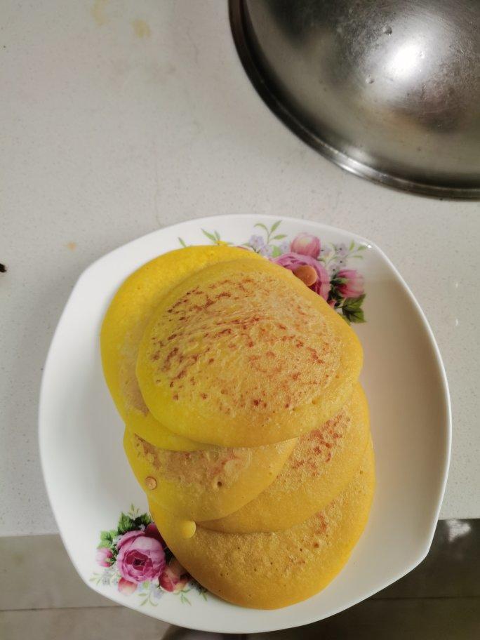 玉米面松饼，早起5分钟搞定，又软又健康