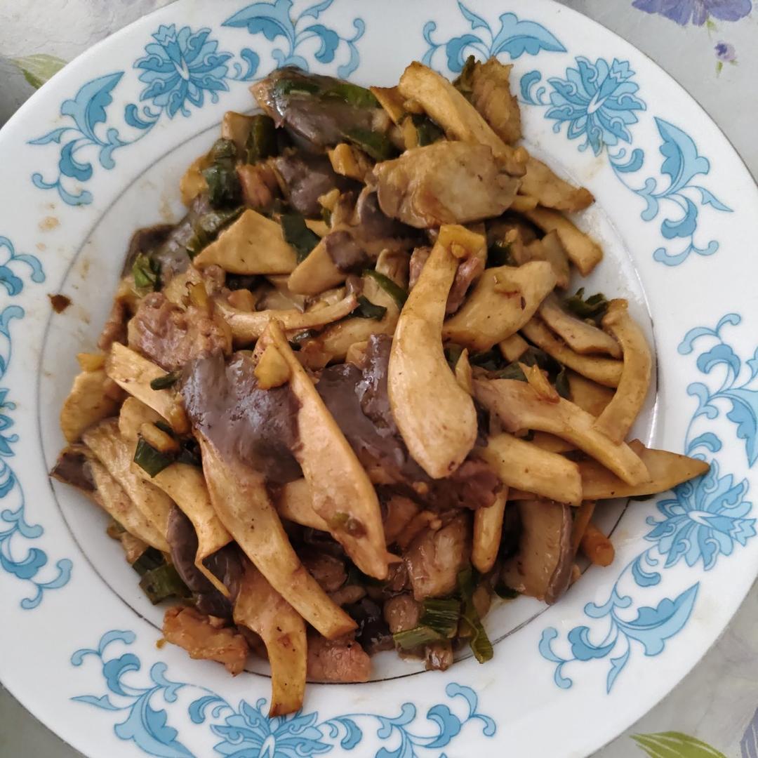 蘑菇炒肉