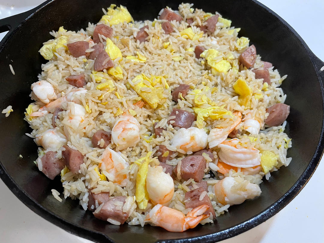 虾仁蛋炒饭