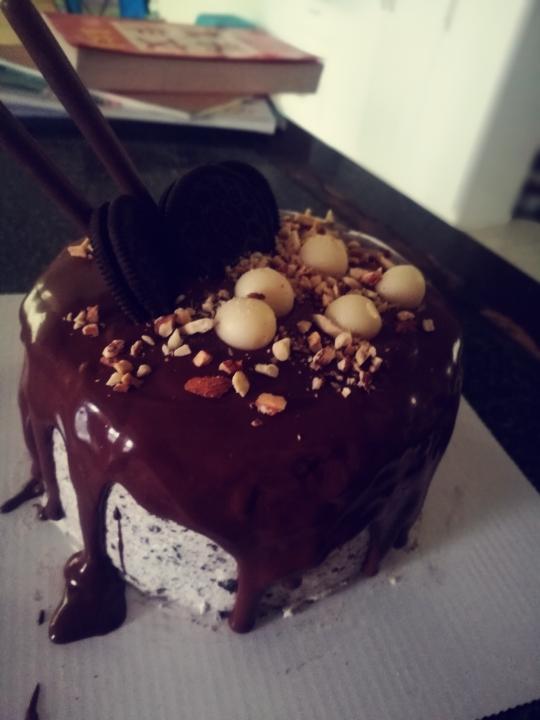 淋面蛋糕（安佳淡奶油式巧克力甘纳许）