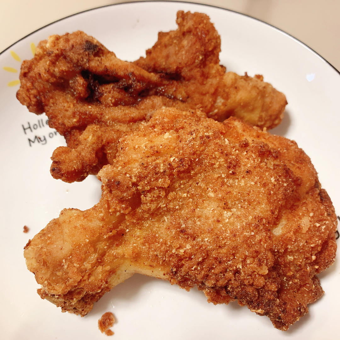 不用炸鸡粉也可以炸出酥脆炸鸡腿