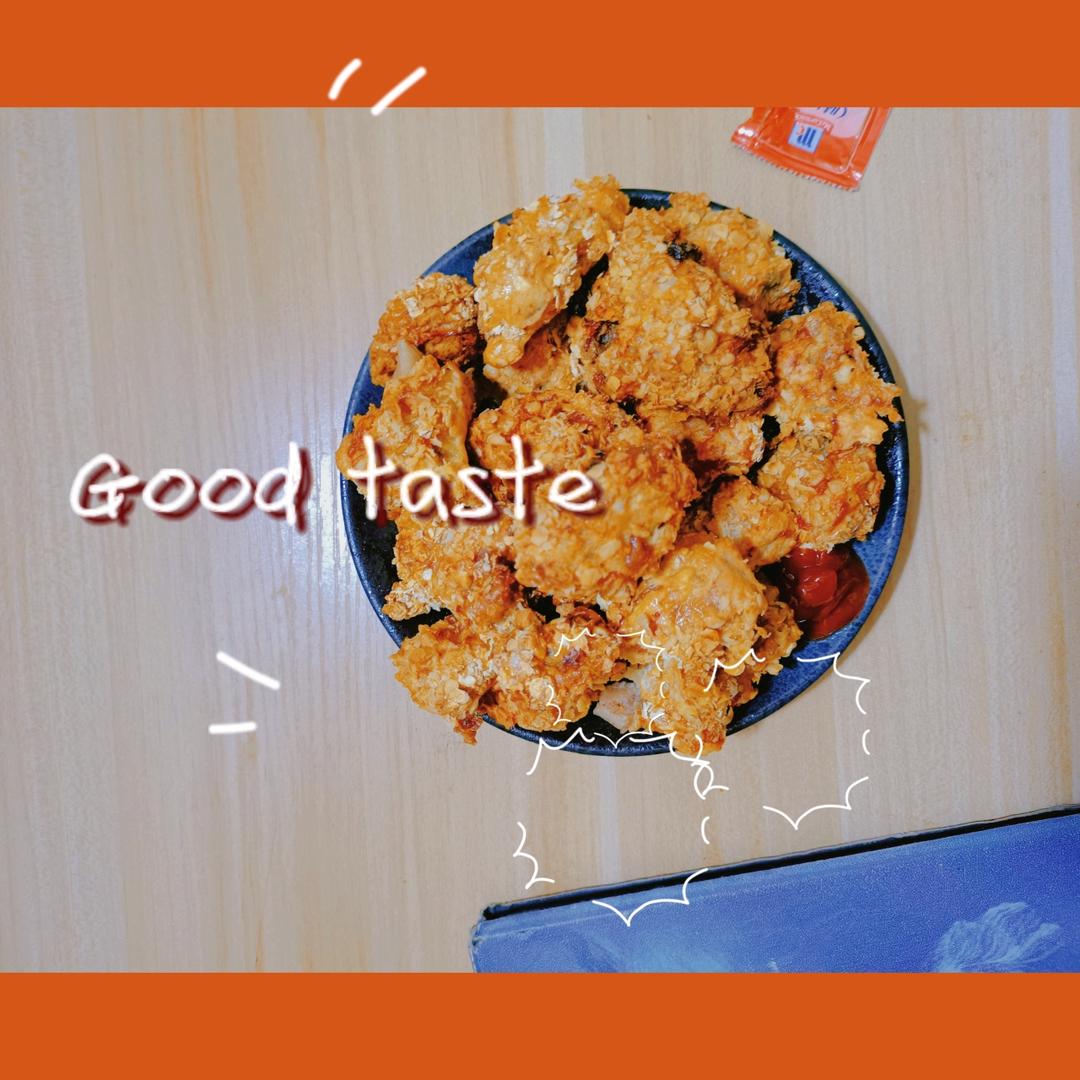 鸡米花空气炸锅版                                                                        普通锅油炸版