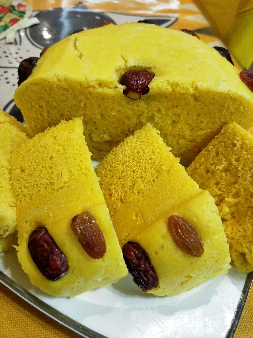 比面包松软的南瓜发糕