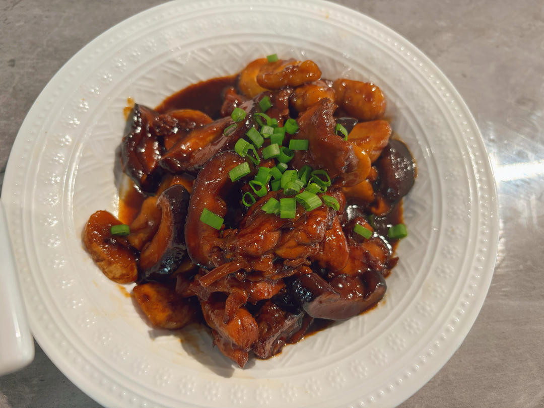 【栗子烧鸡】鸡肉都给你吃，栗子归我~
