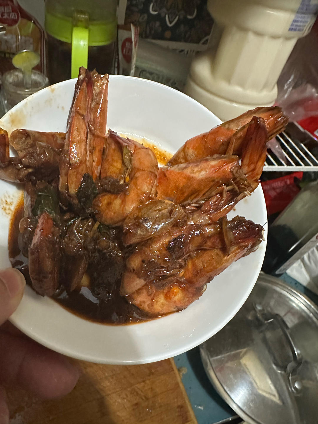 油焖大虾的做法