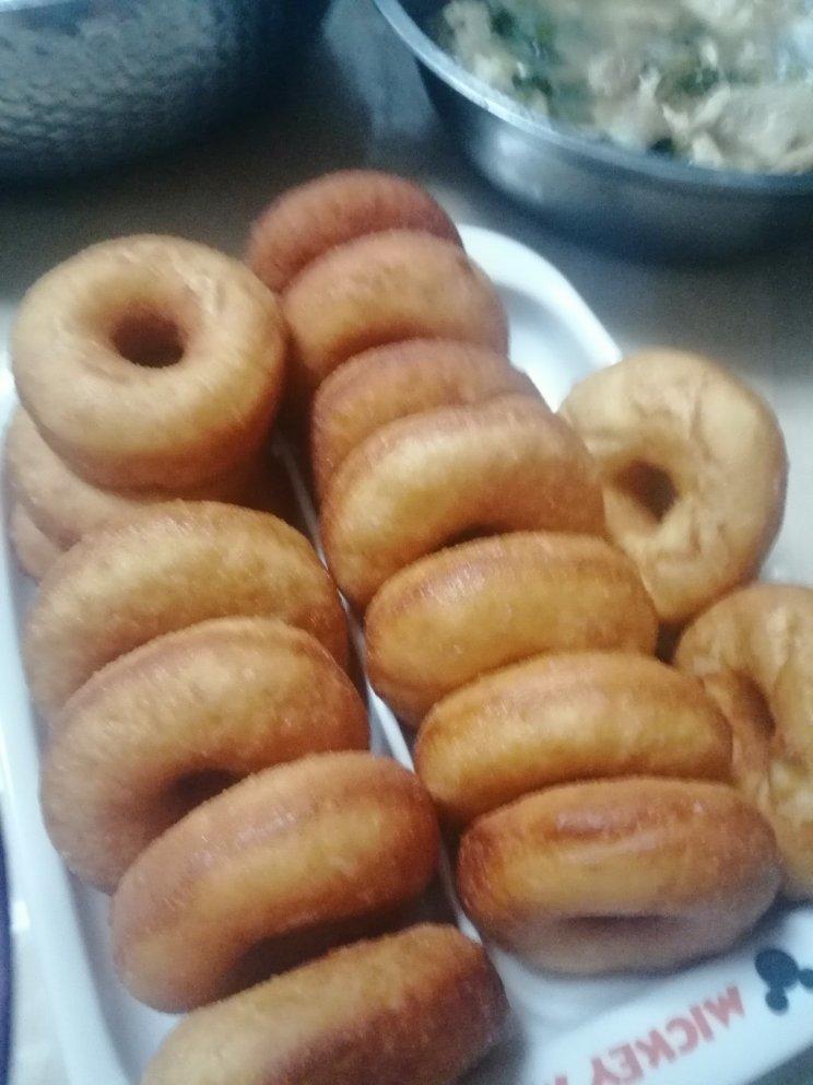 老式甜甜圈 比面包简单 满满的儿时回忆 附细节视频详解