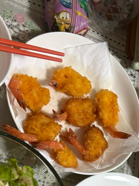 香草凤尾虾💋必胜客同款