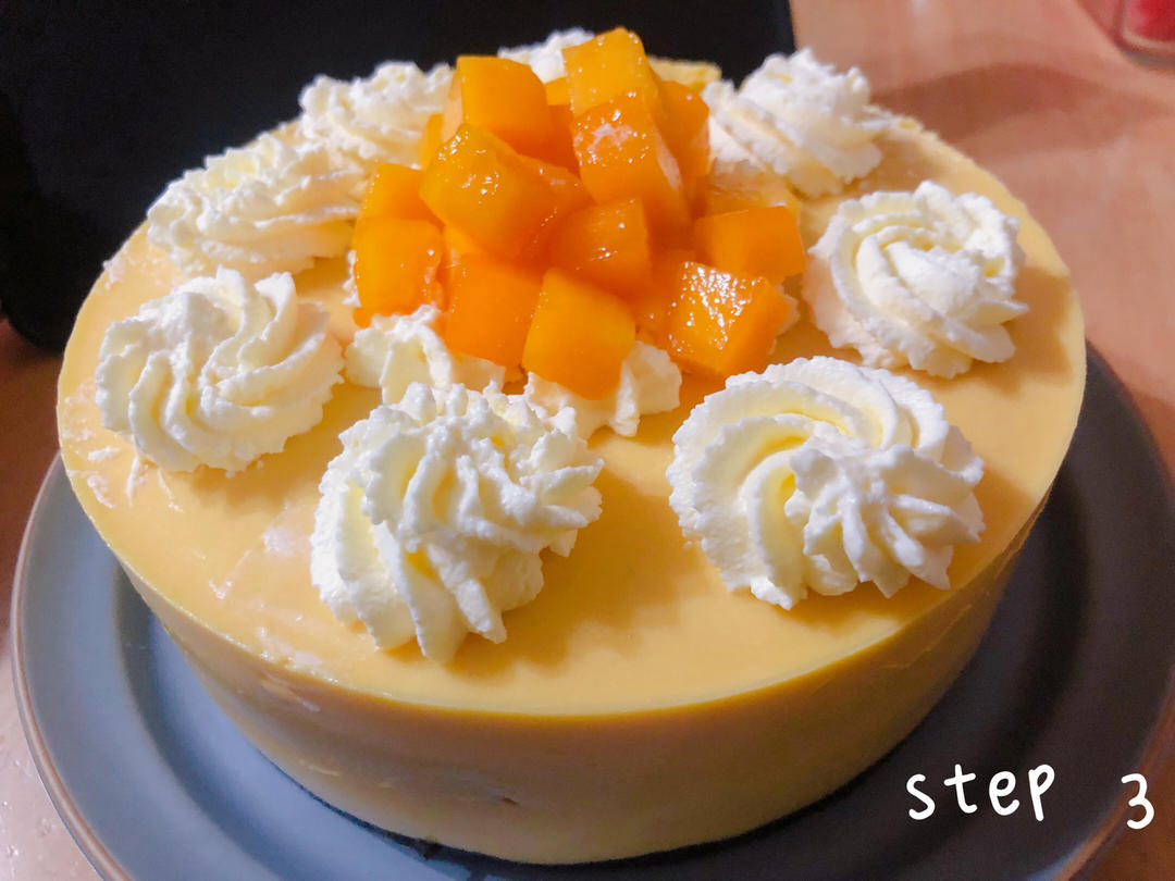 《Tinrry下午茶》教你做芒果流心慕斯（6寸配方）