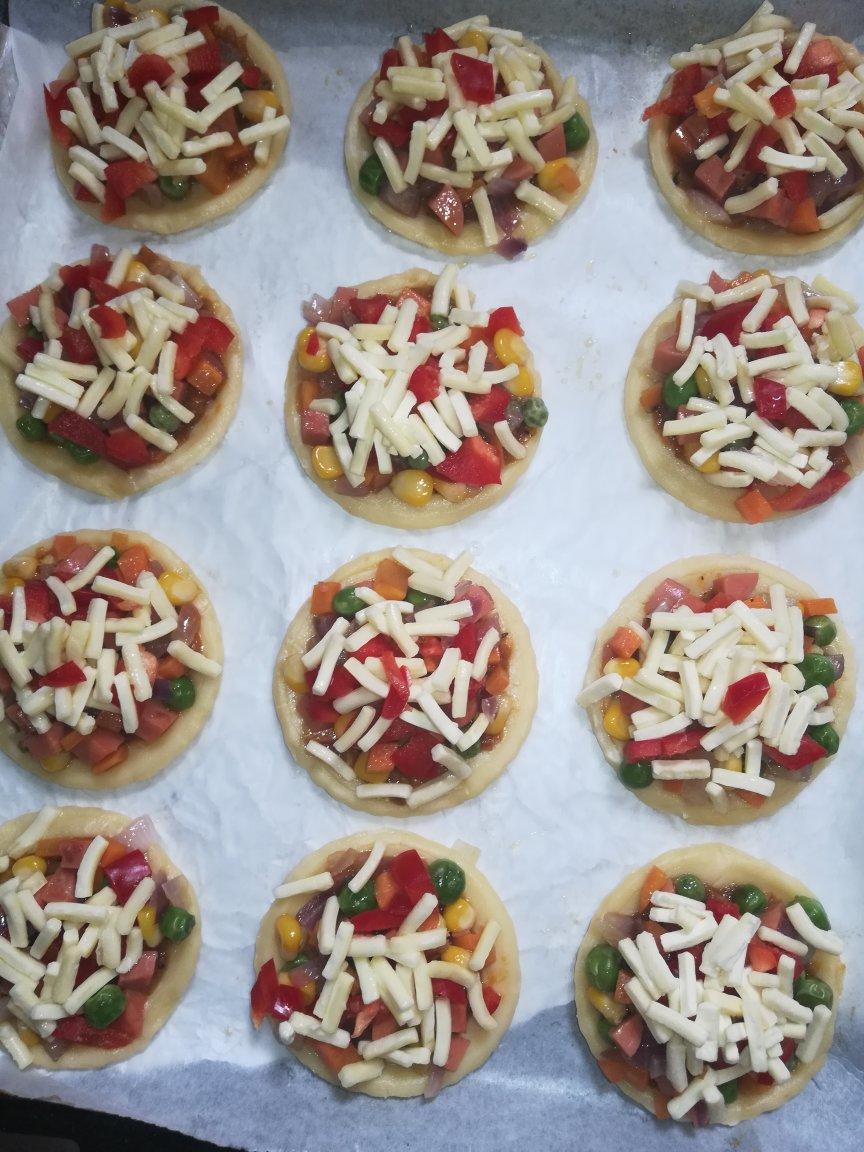 蛋挞皮版迷你小披萨