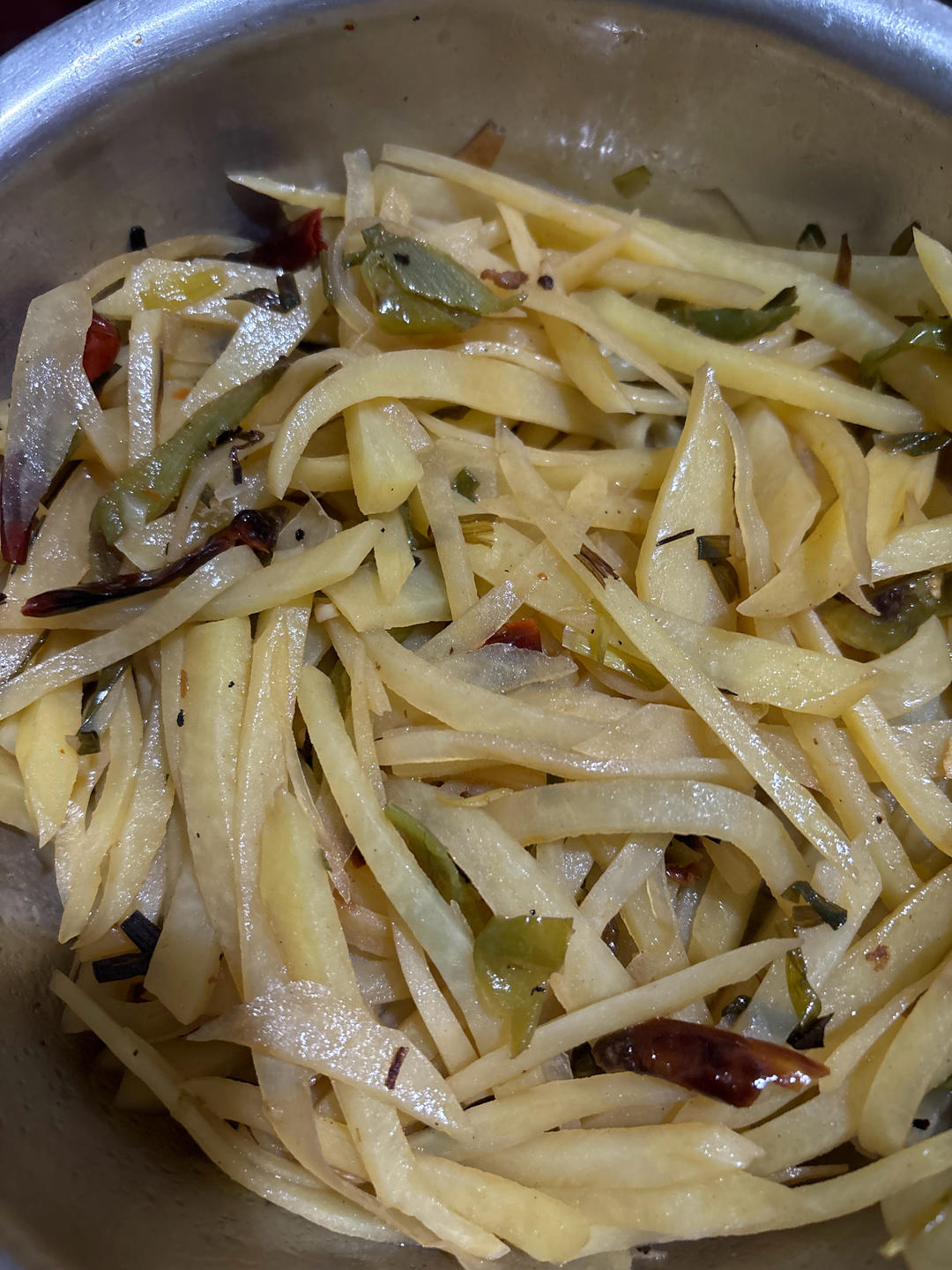 酸辣土豆丝的家常做法 超级下饭