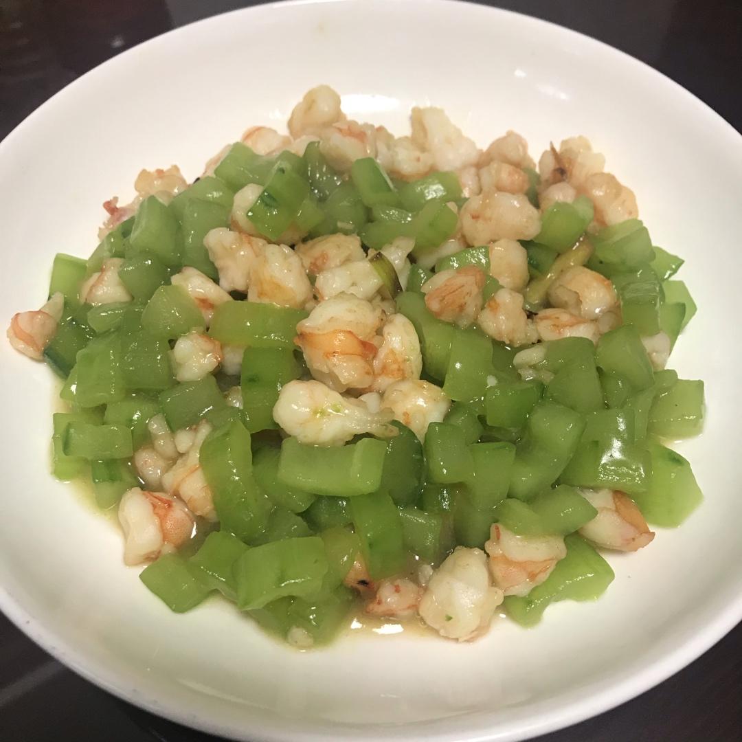 黄瓜炒虾仁