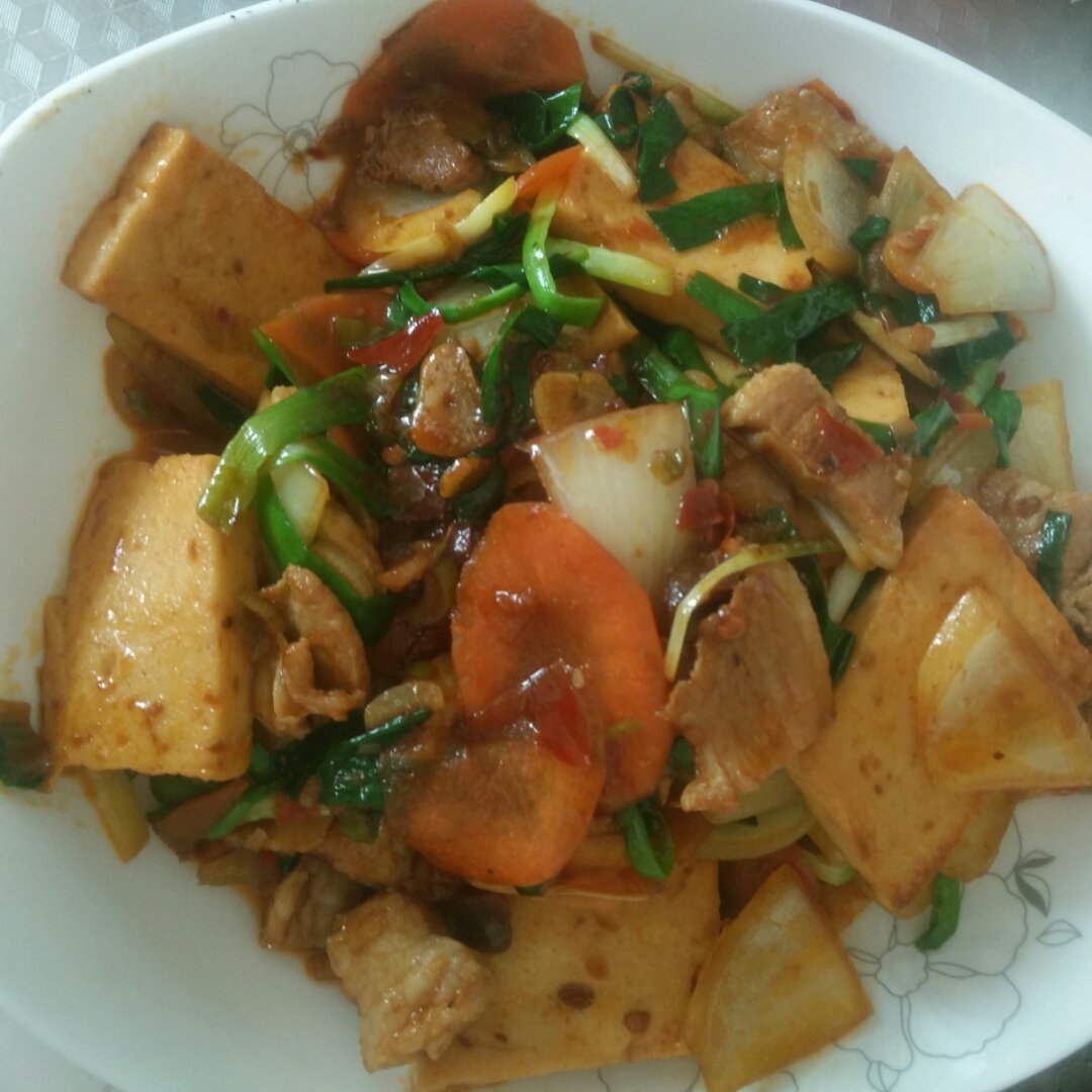 干锅千页豆腐