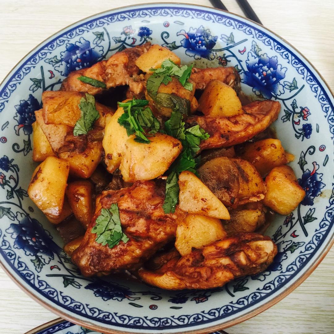 土豆炖鸡翅（快手零失败）