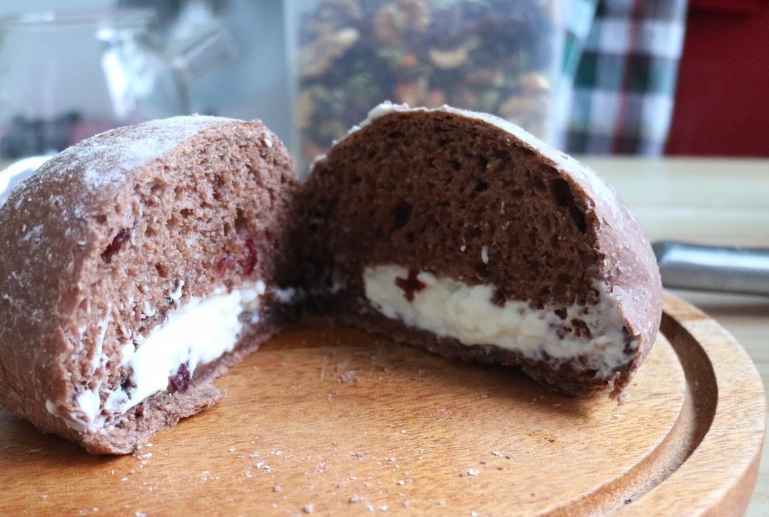 巧克力蔓越莓软欧 Rano Bread