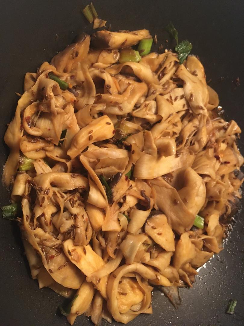 绝对美味的孜然杏鲍菇
