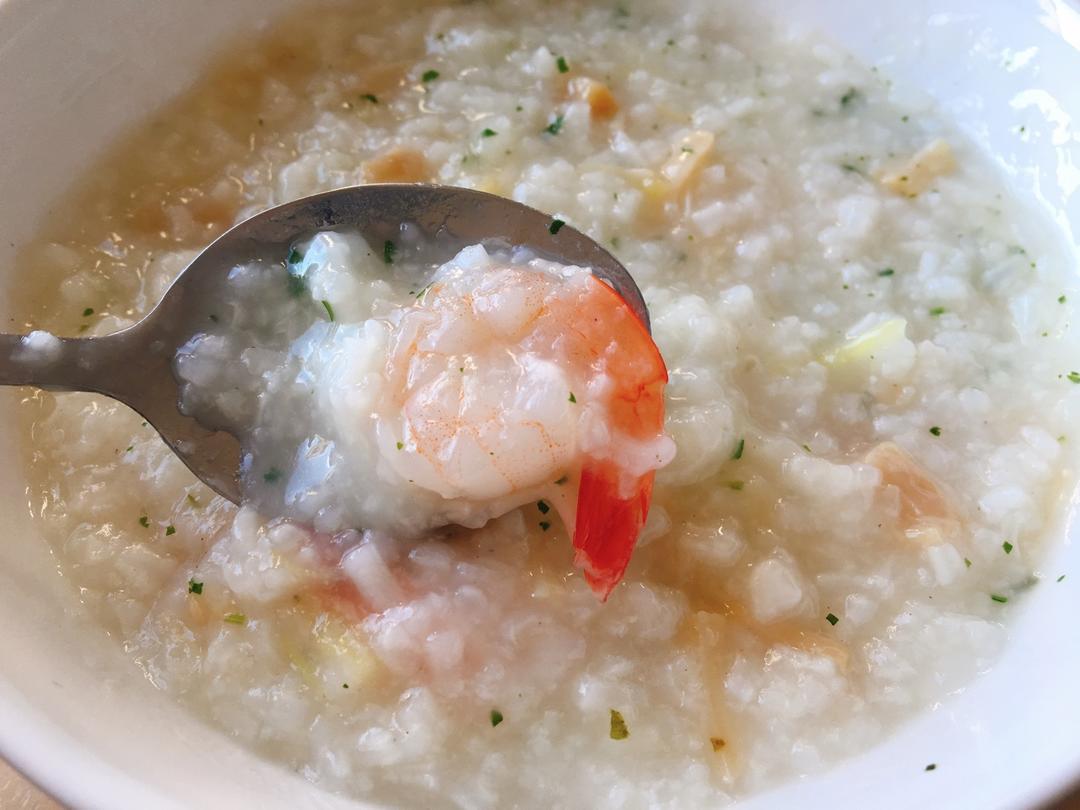 干贝鲜虾粥