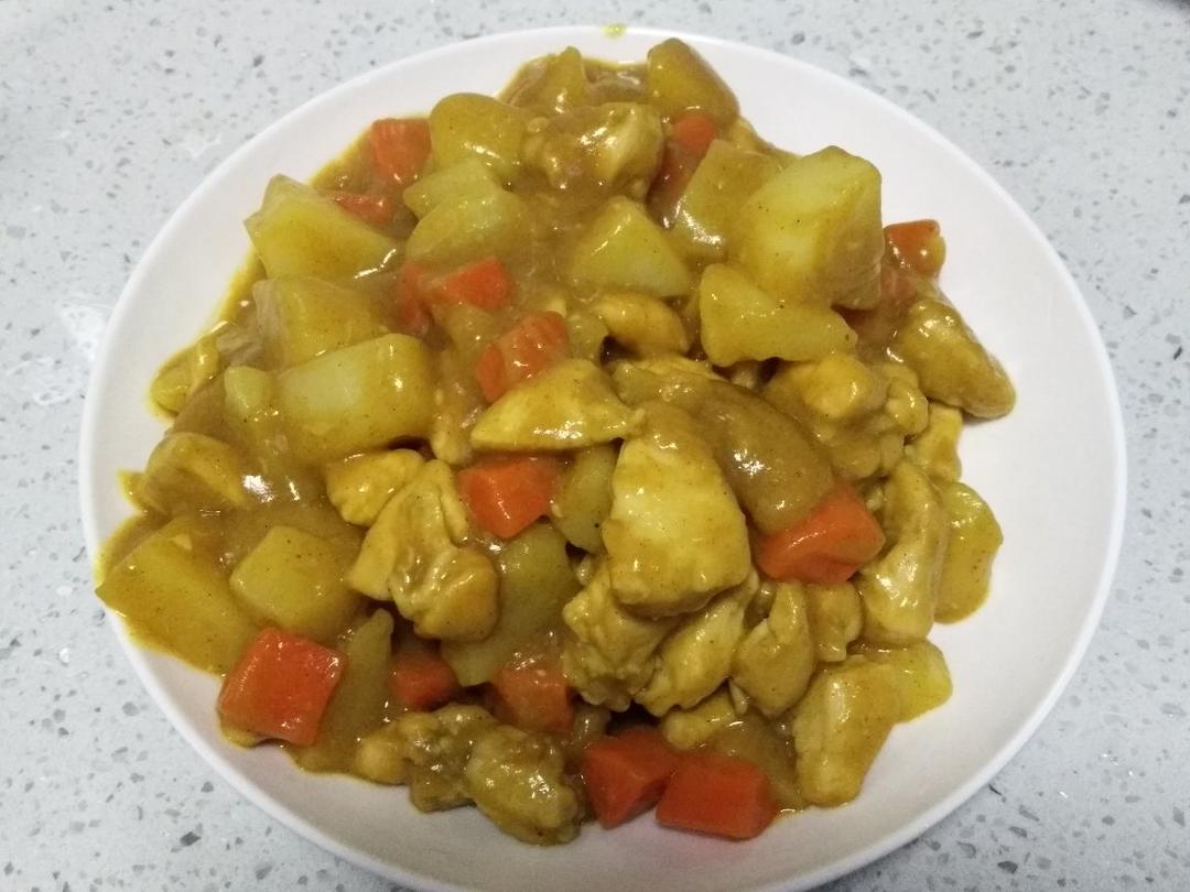 咖喱土豆鸡块