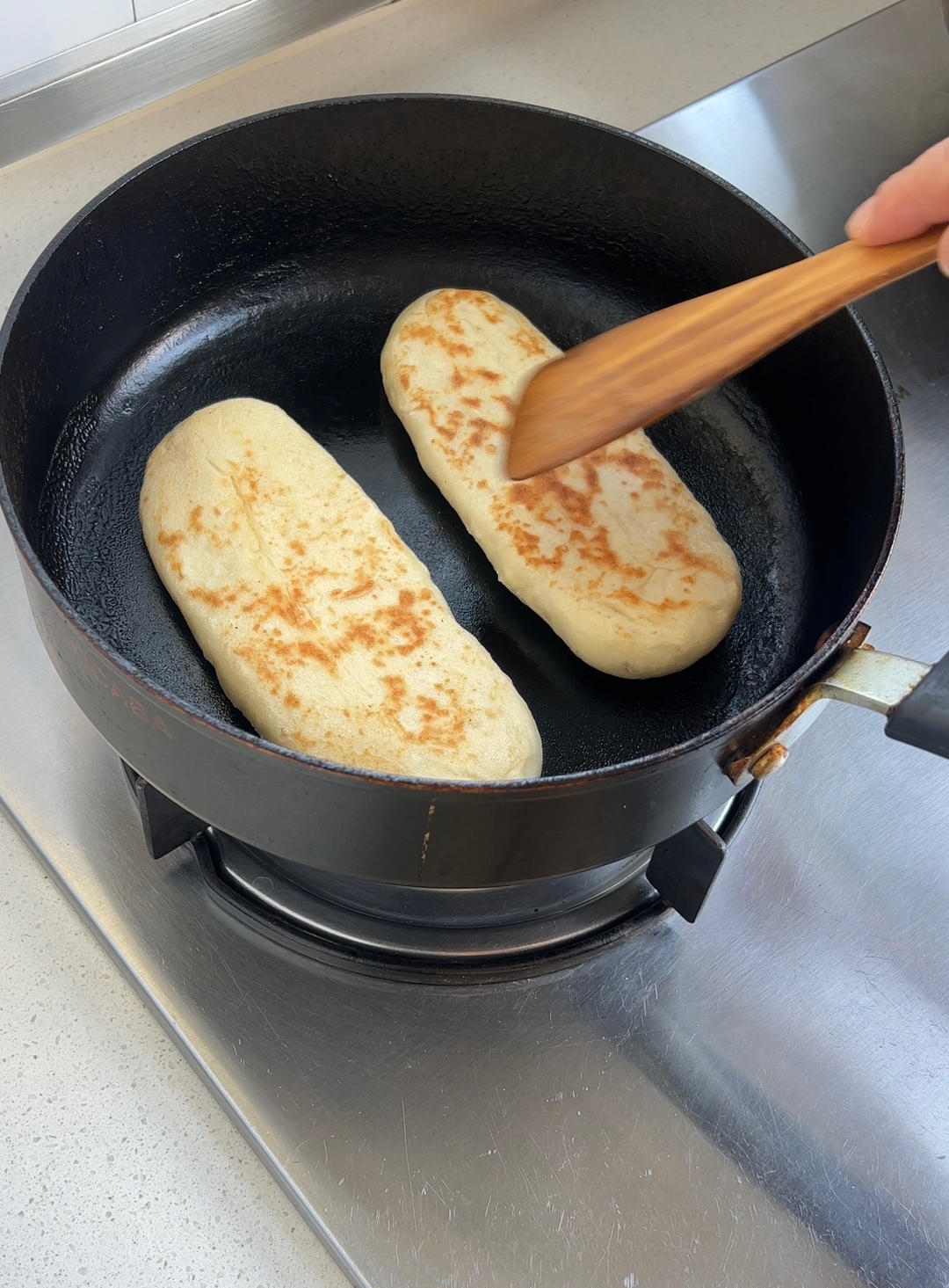 椒盐牛舌饼（发面）