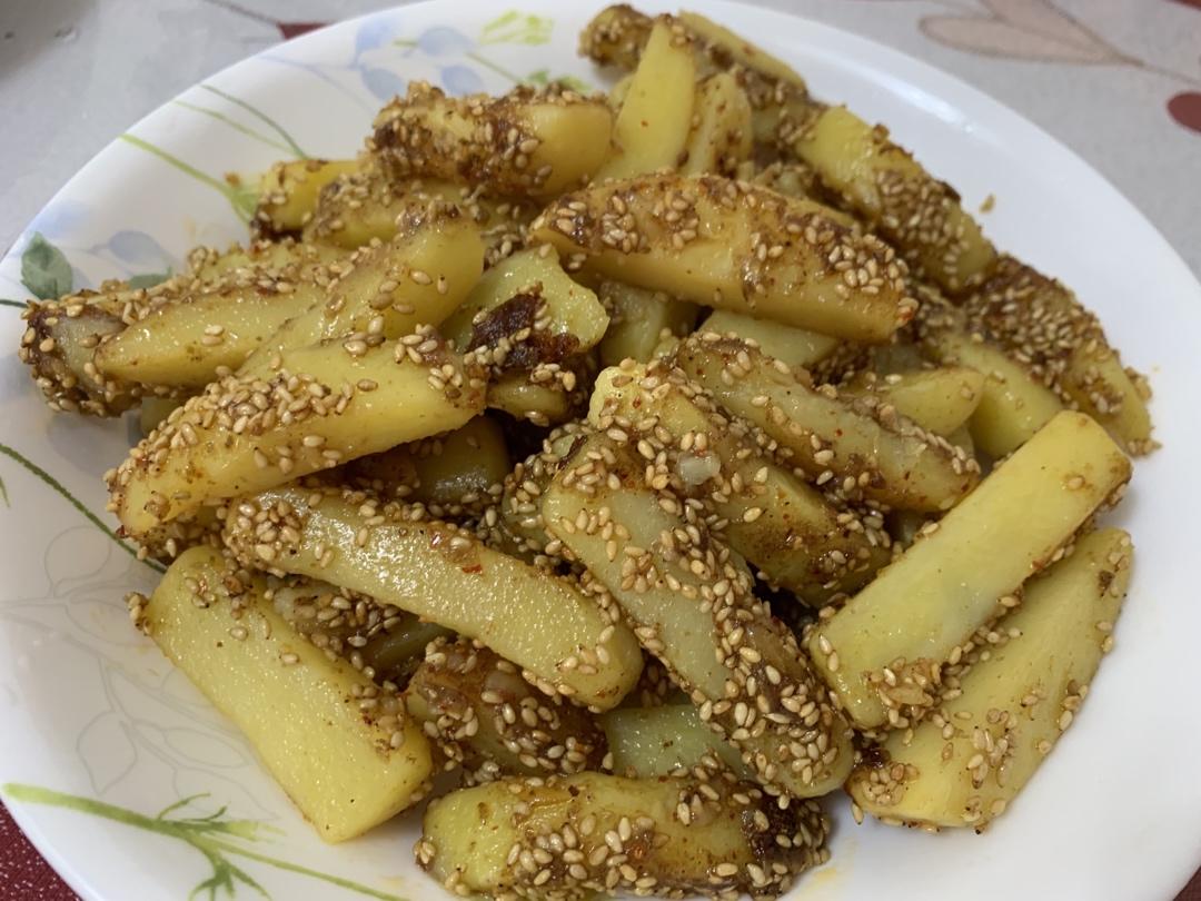 水煎土豆条