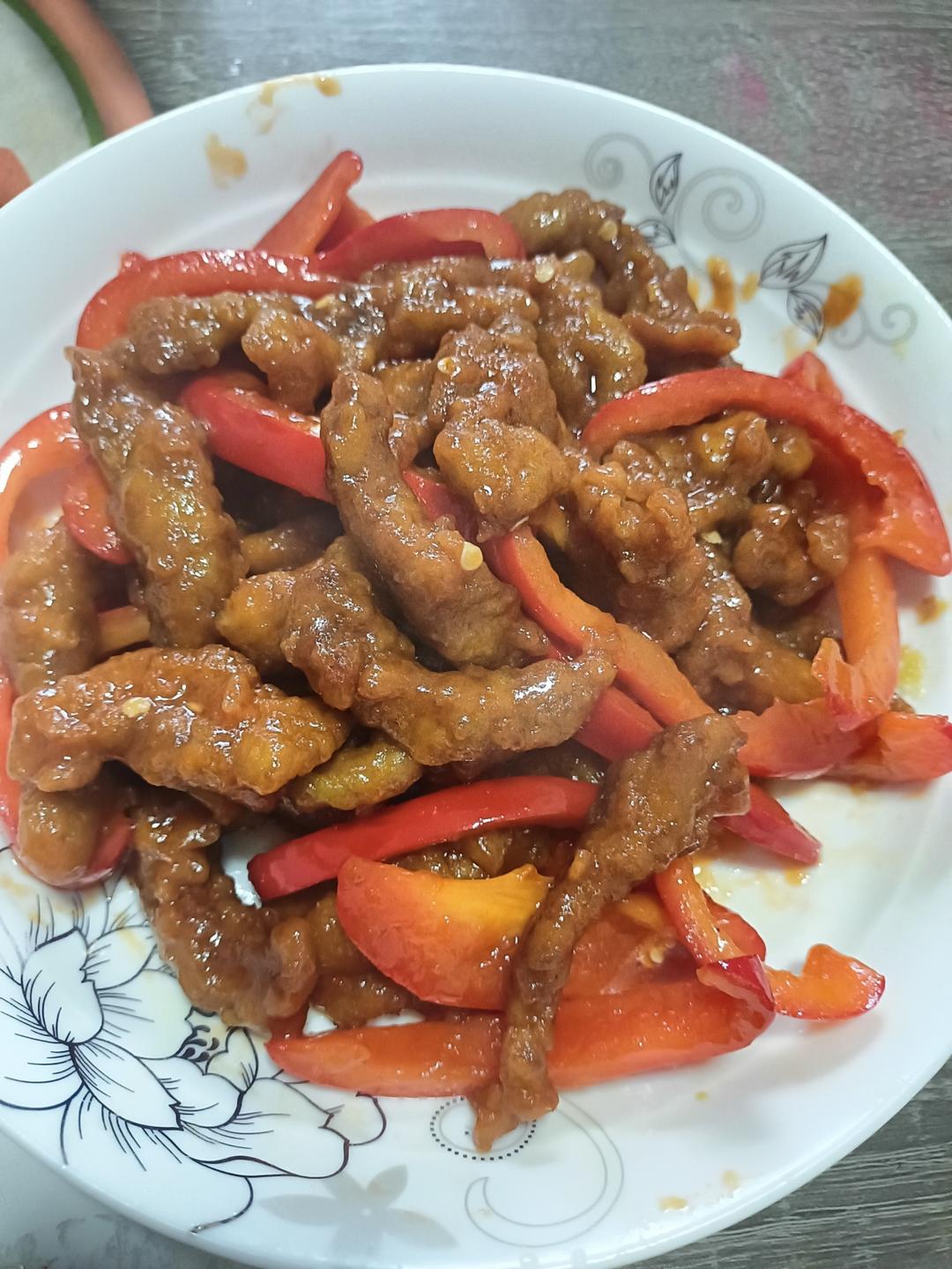 酸甜猪肉柳（普通猪瘦肉喔）