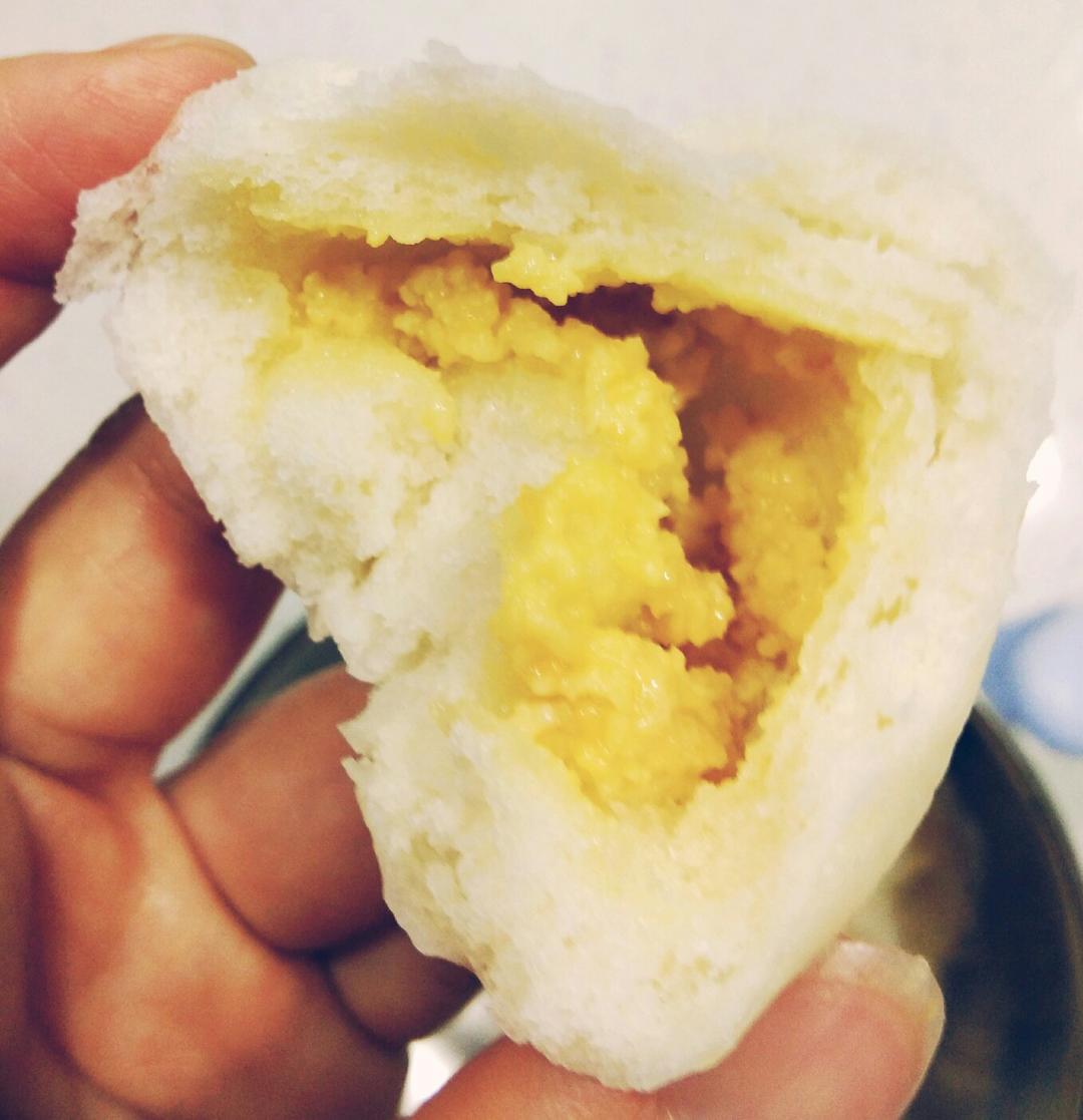 【流沙包】流心的包子，这样填馅一步到位！