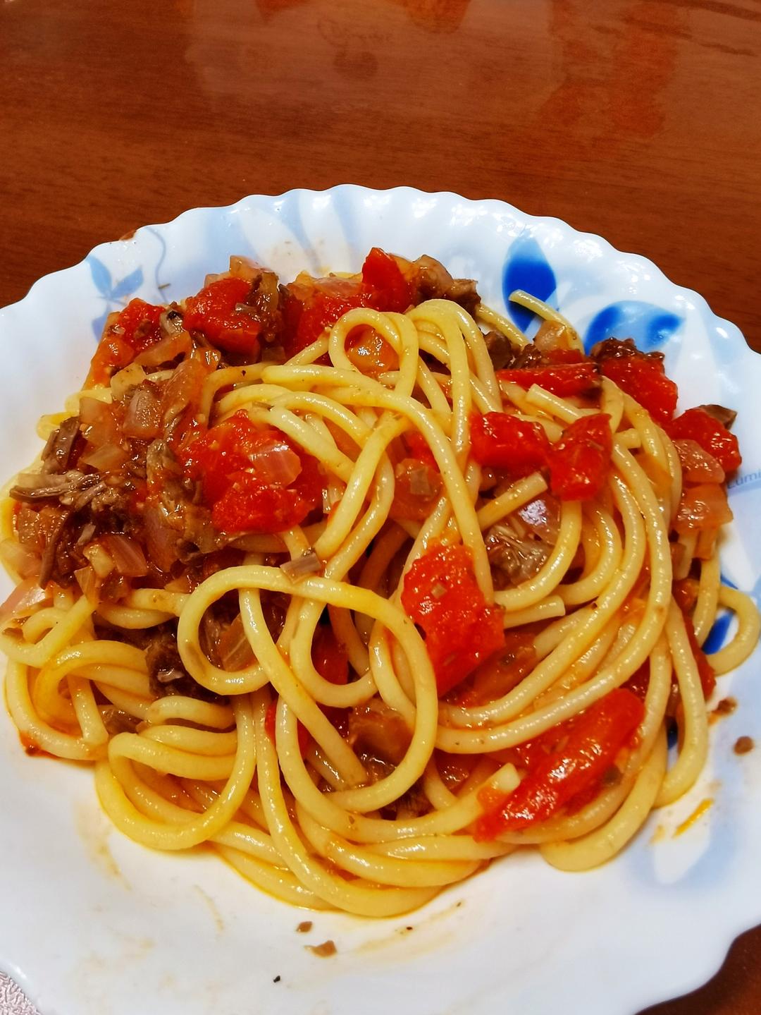 【番茄肉酱意面】