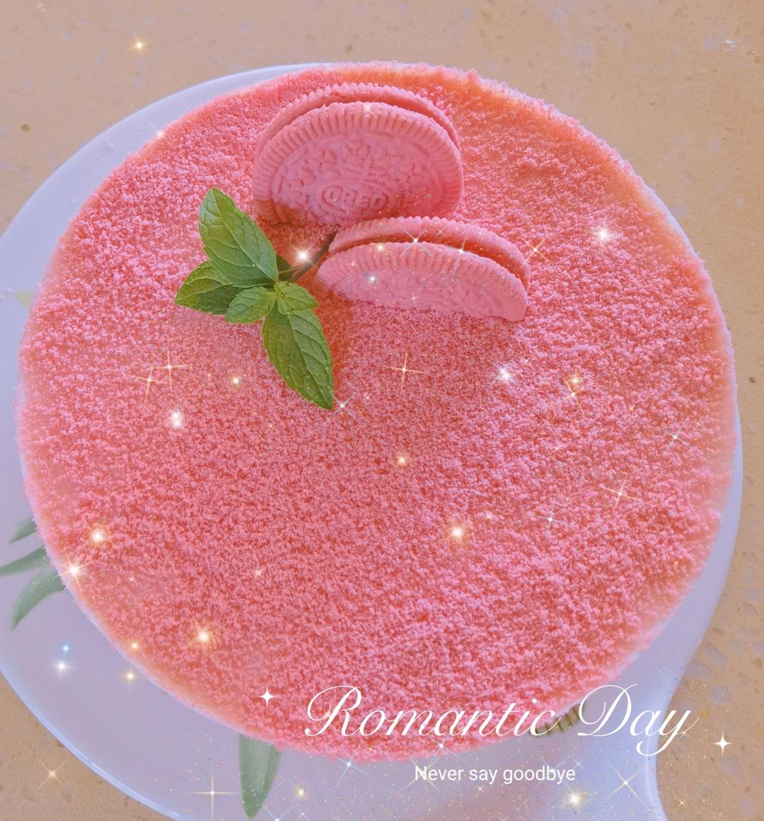 粉色少女心～樱花🌸酸奶慕斯蛋糕