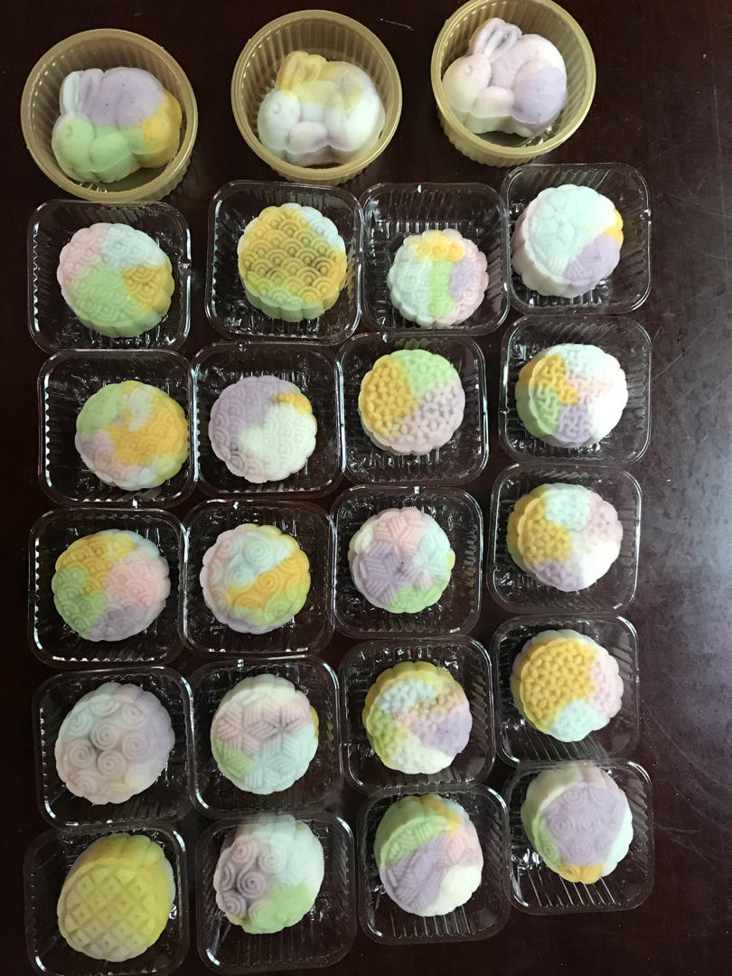 免蒸烤❗️香甜软糯巨简单的梦幻冰皮月饼