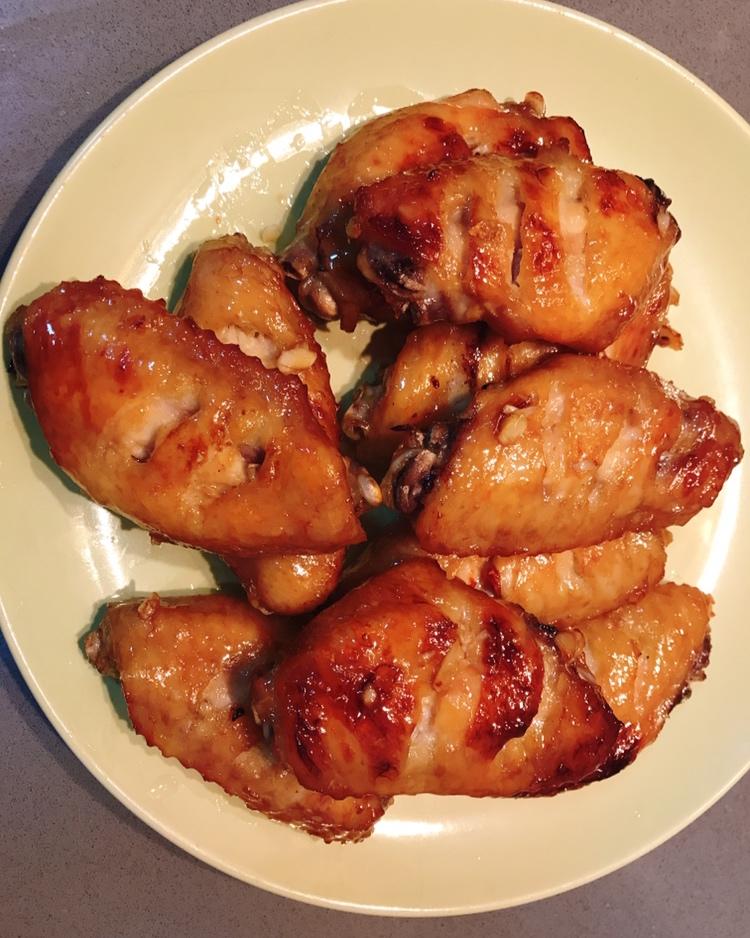 蜜炙蒜香烤鸡翅