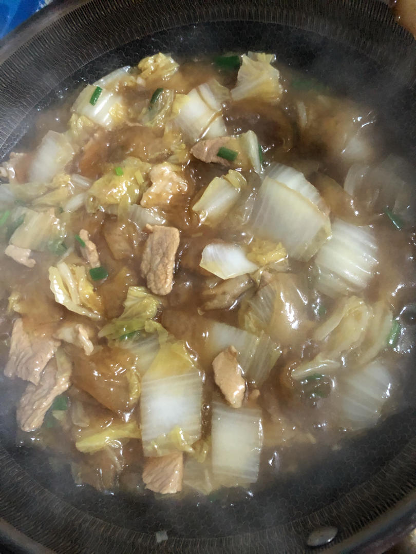 地道东北猪肉白菜炖粉条