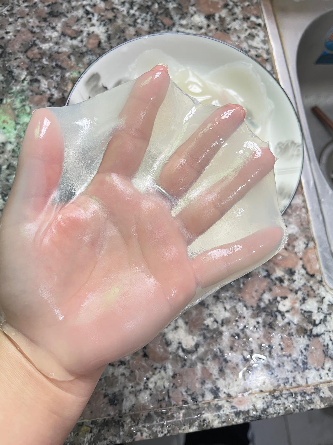 超简单的自制红薯粉皮