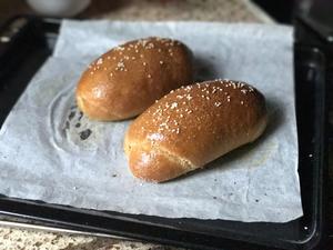 红豆香松芝麻卷（小面包）的做法 步骤7