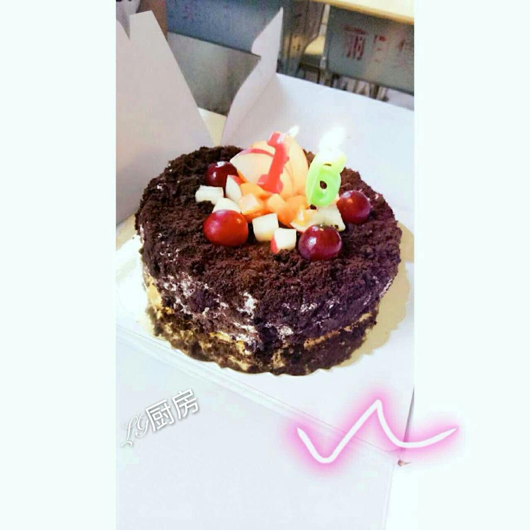 奥利奥水果奶油蛋糕