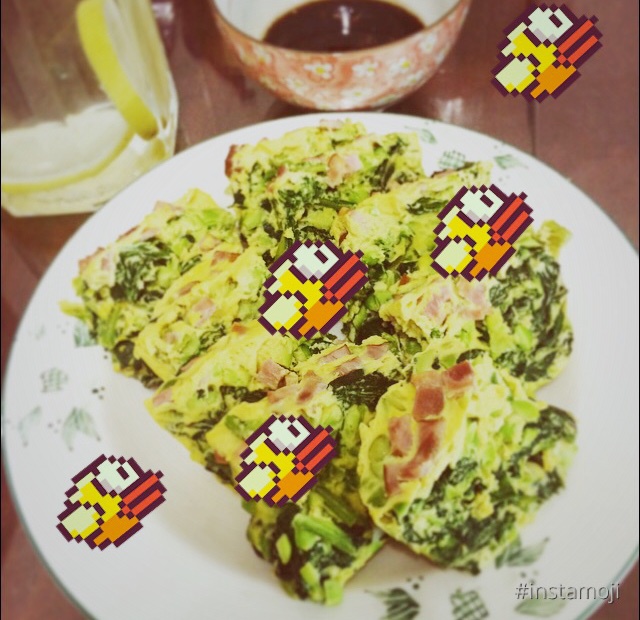 蘸汁菠菜鸡蛋糕——春季养生多吃菠菜