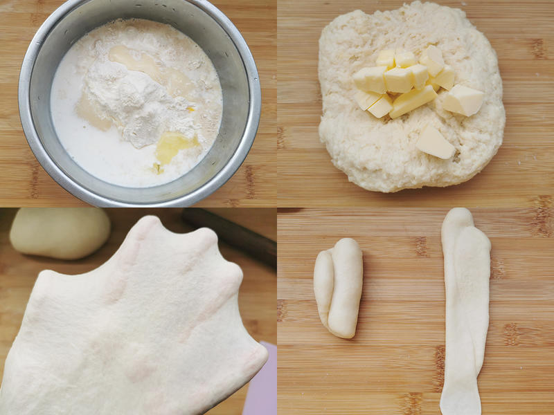 纯奶手撕吐司的做法 步骤1