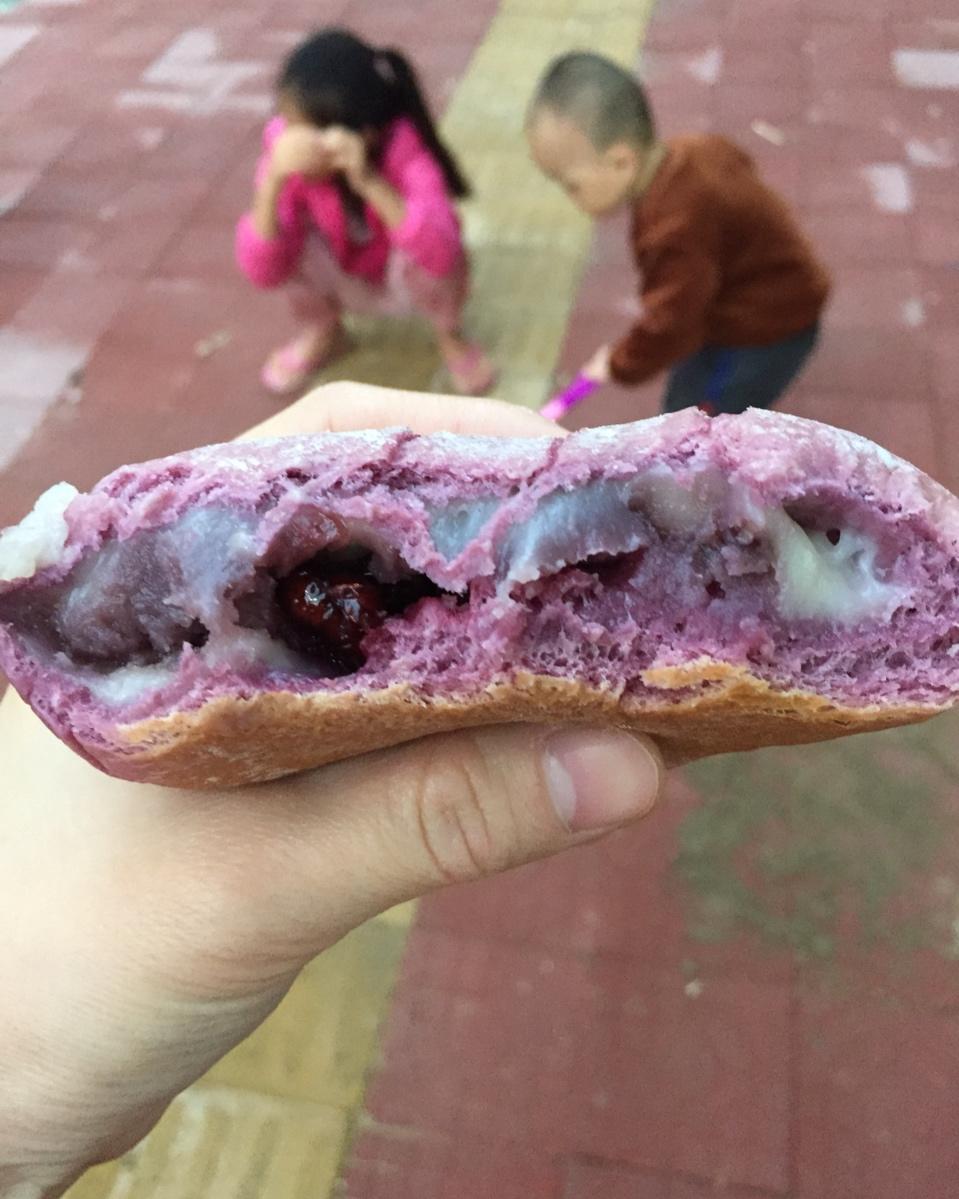 梦幻紫麻薯软欧包