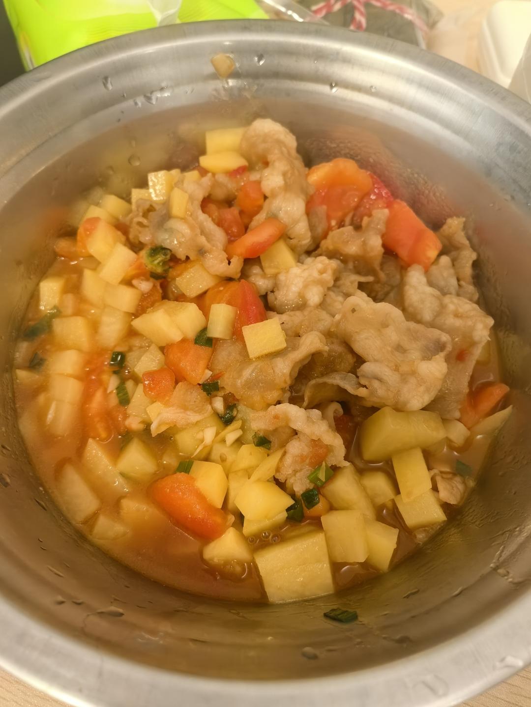 超开胃的番茄土豆肥牛汤‼️下米饭无敌了