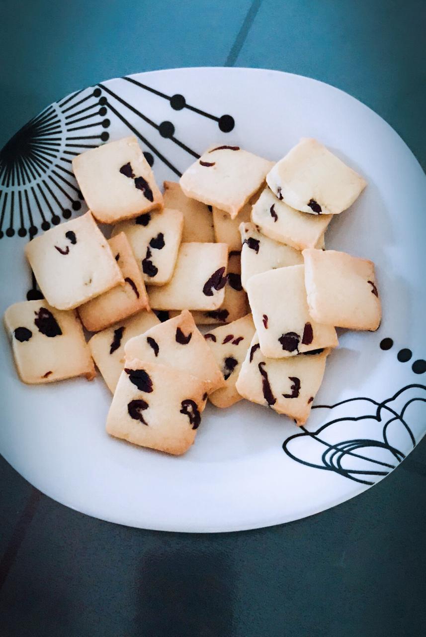 低糖少油版蔓越莓饼干