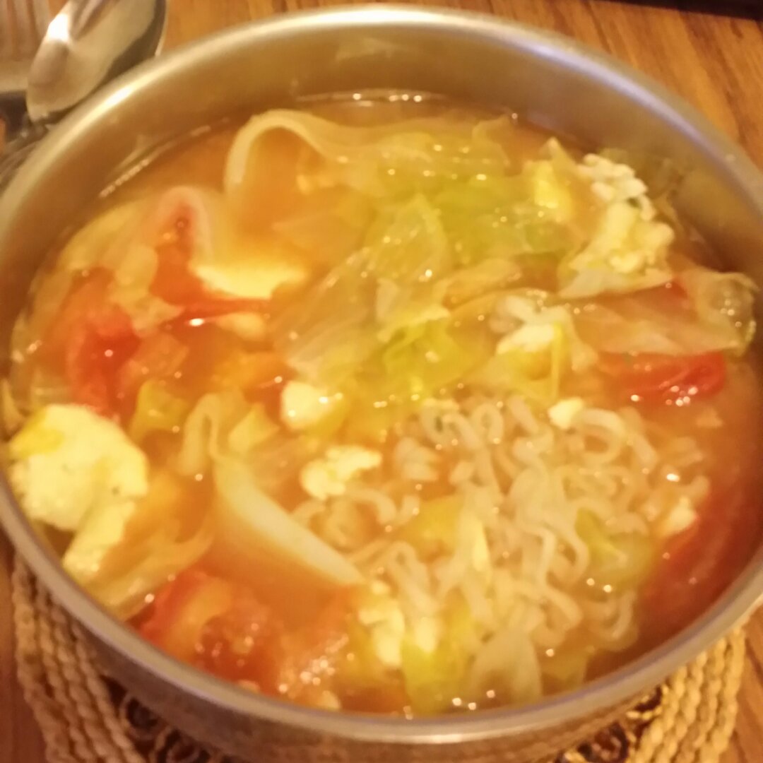 超级入味好吃的番茄鸡蛋面