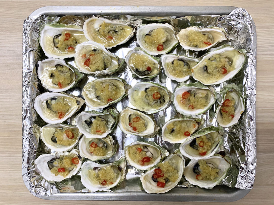 蒜蓉烤生蚝（烤箱版首发）