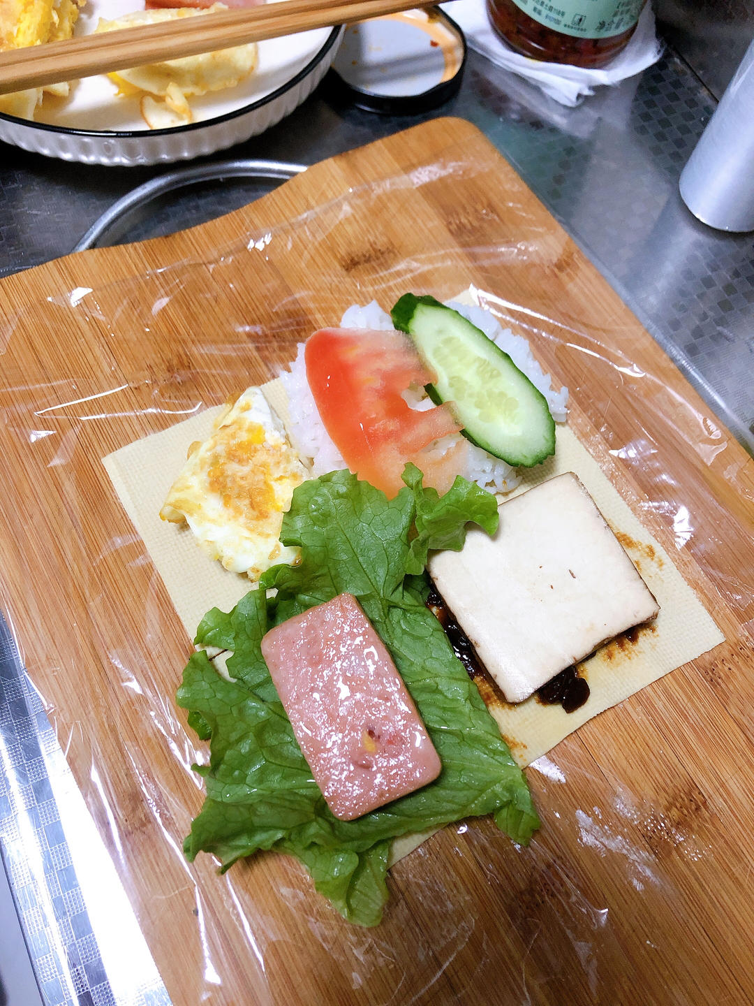 豆皮三明治