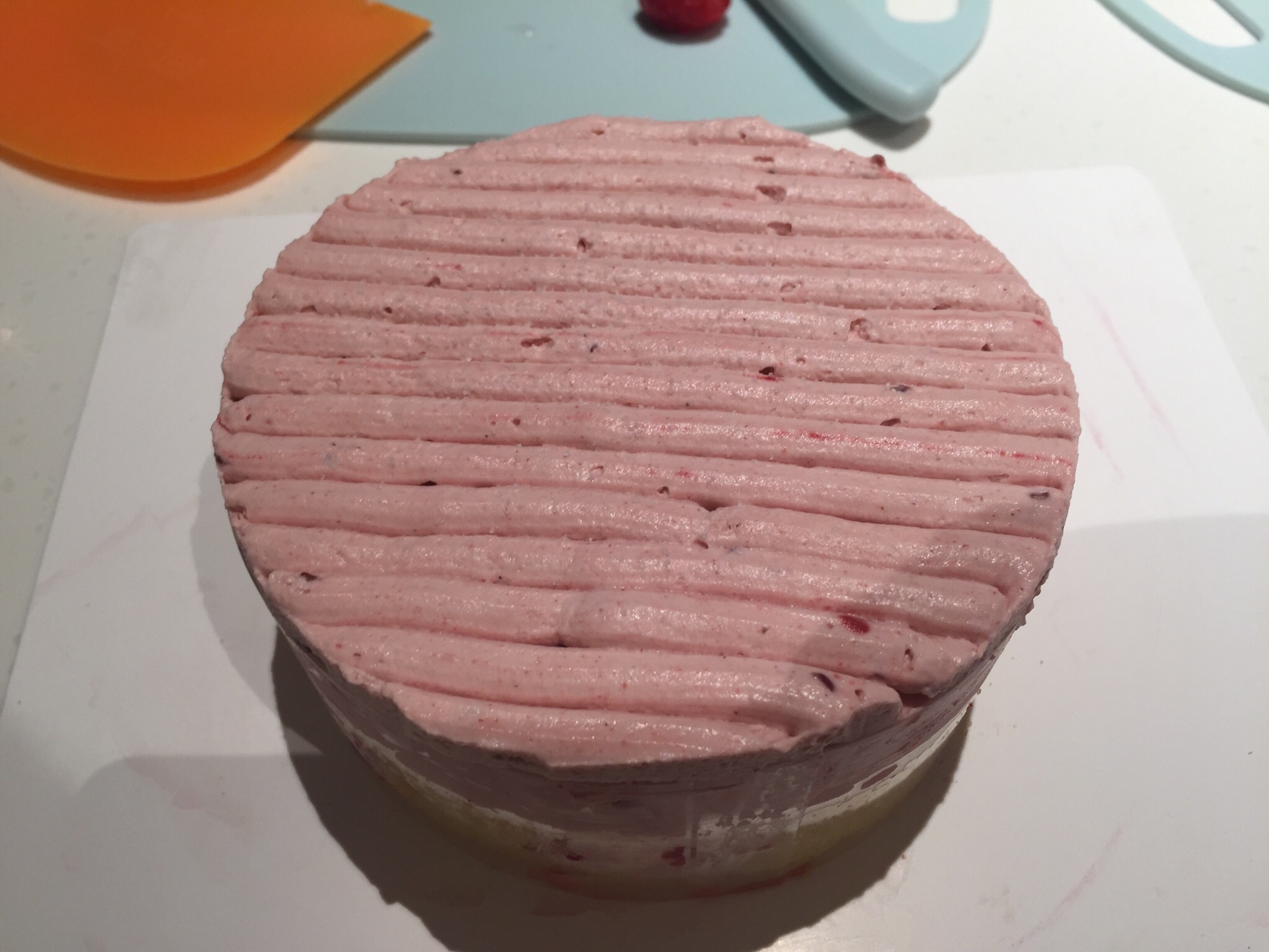 粉色草莓小蛋糕的做法 步骤17