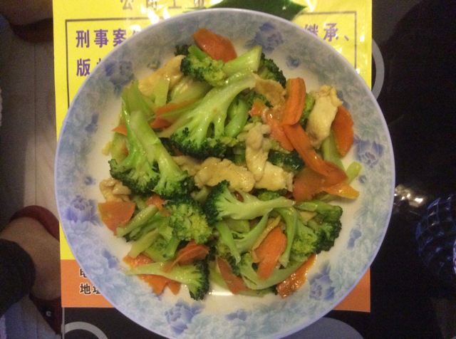 西兰花炒鸡肉